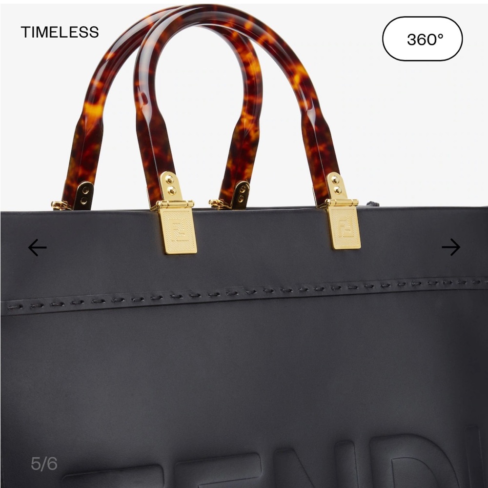 Authentic FENDI medium Sunshine Shopper - Picture 3 of 5